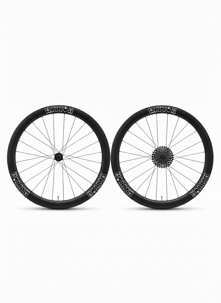 Wittoh Breakaway Carbon Laufradsatz 50mm TLR Rennrad - aerodynamisch, tubeless ready
