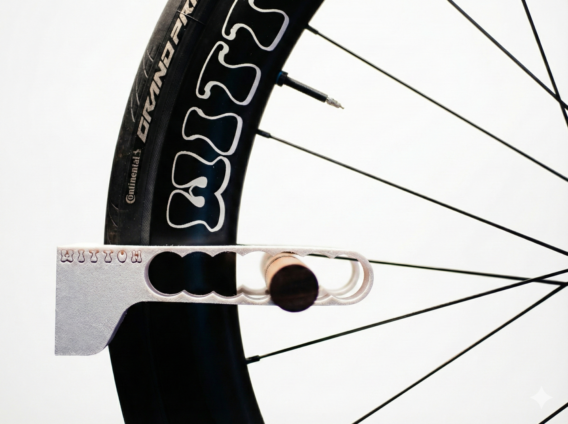 Fahrrad Wandhalterung vertikal platzsparend - 3D gedruckt für Garage und Keller
