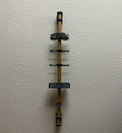 Fahrrad Werkstatt Organizer vertikal montiert - für Schraubendreher und Werkzeug
